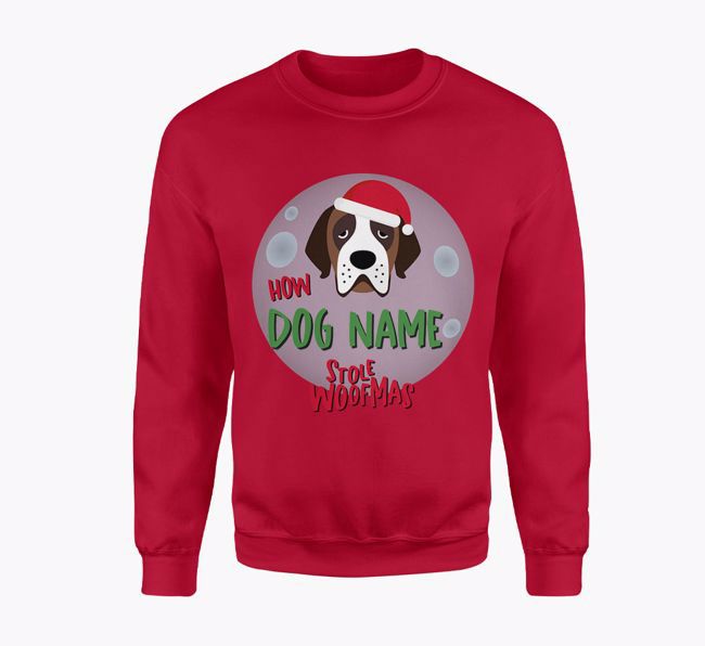 Dog Stole Christmas: Personalised {breedFullName} Adult Jumper